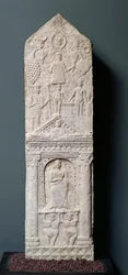 Votive stela dedicated to Saturn, from Maghroua, 2nd-3rd century